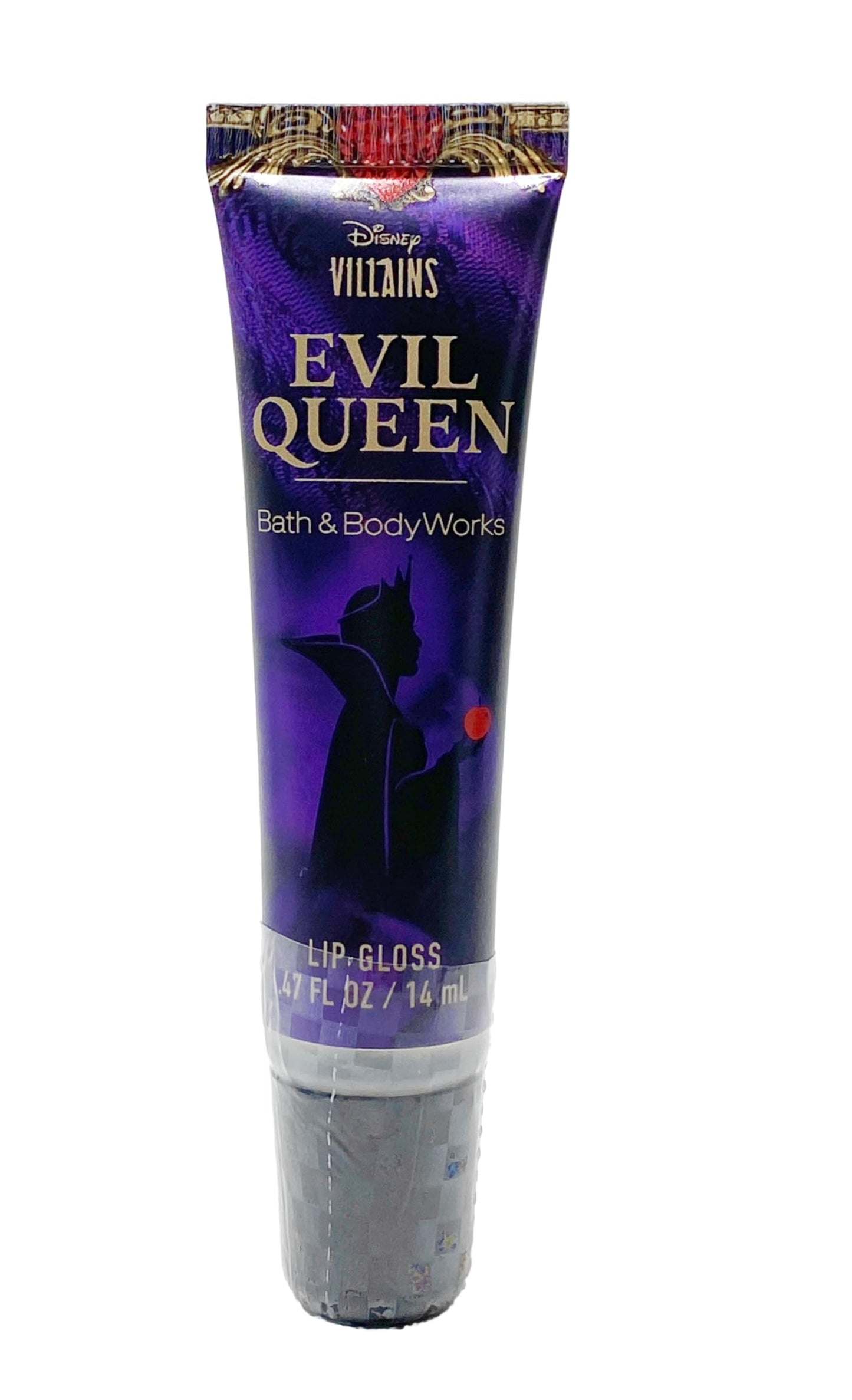 Bath & Body Works Disney Villains Collection Lip Duo - Evil Queen and Maleficent Lip Gloss with a Natural Oats Sample Soap