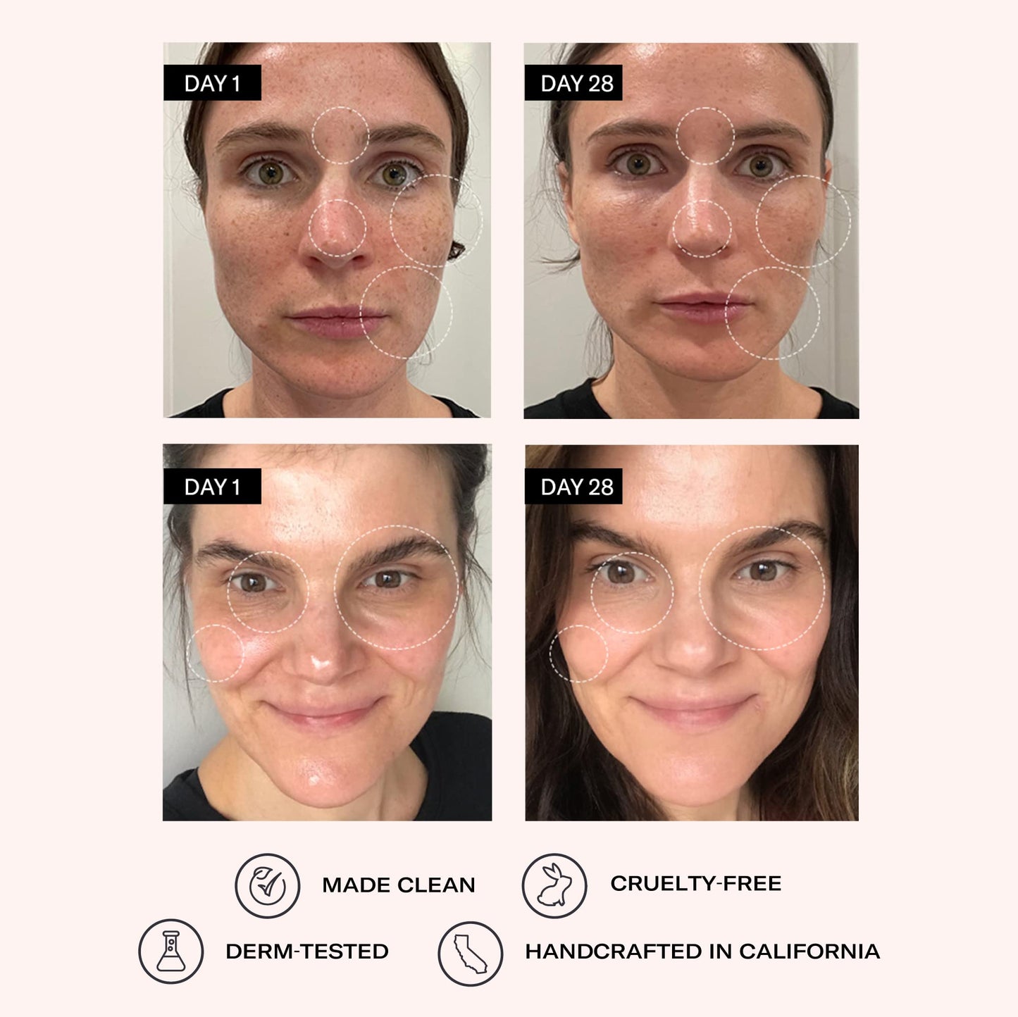 Odacite Brightening Vitamin C & Hyaluronic Facial Serum - Anti-Aging Facial Serum Targets Loss of Firmness & Dark Spots - Squalane, Vitamin E & Neroli