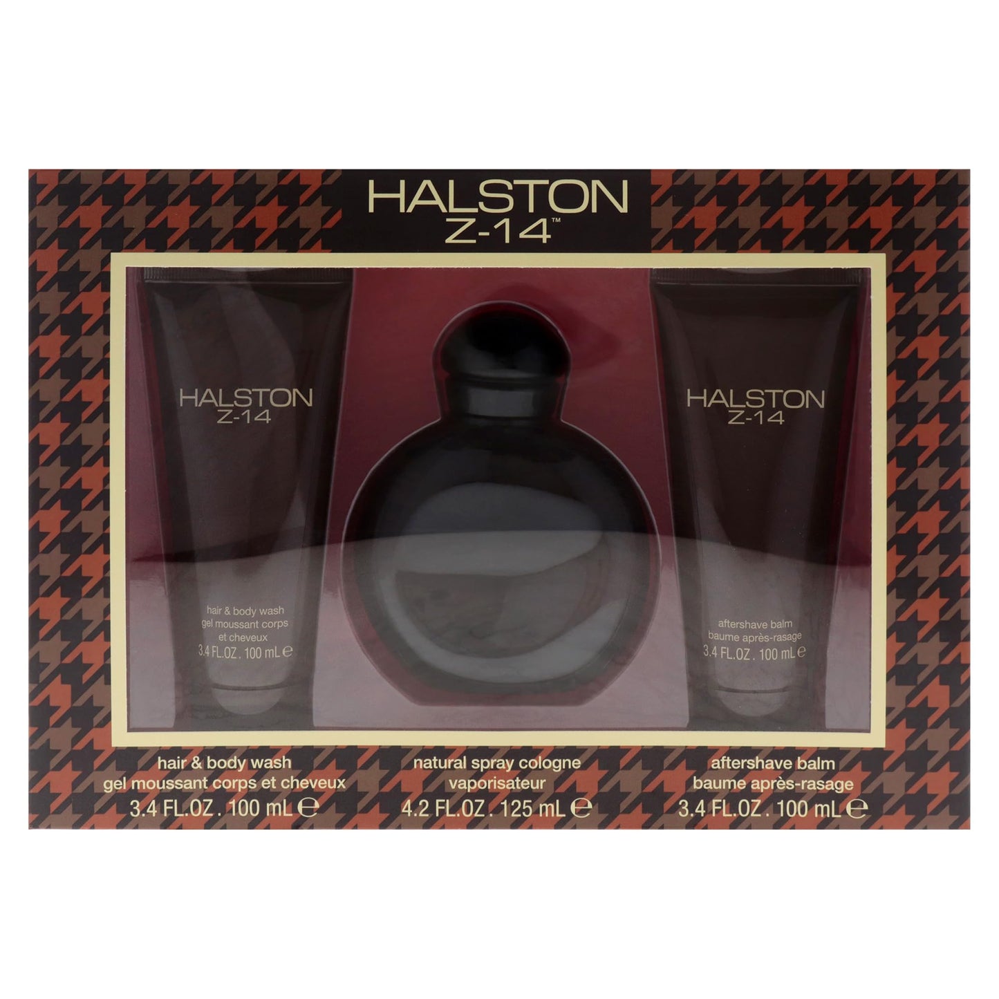 Halston Z-14 by Halston for Men - 2 Pc Gift Set 4.2oz EDC Spray, 3.4oz After Shave Balm, 3.4oz Hair and Body Wash Beauty & Personal Care HALSTON