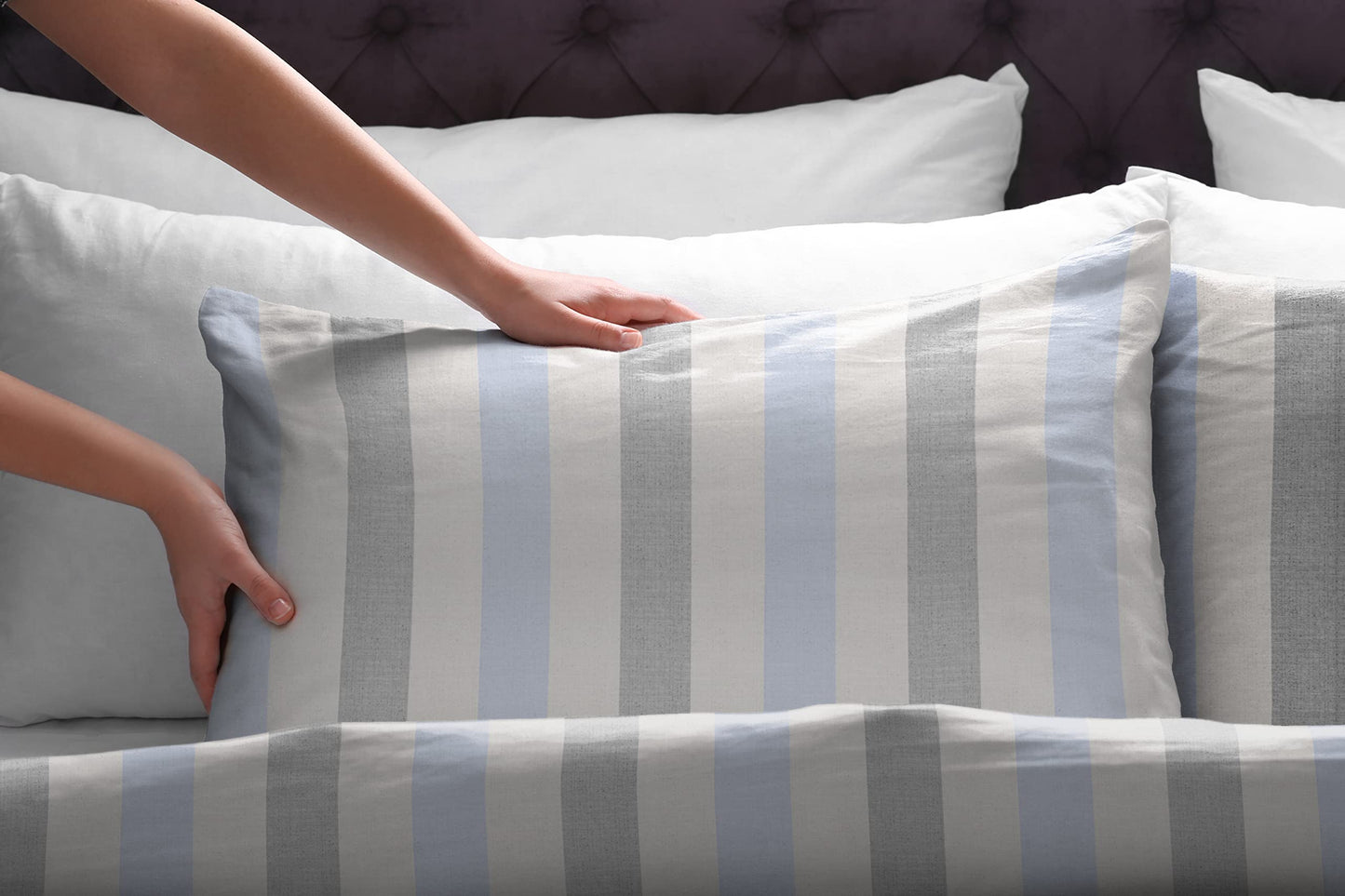 Pointehaven Flannel Deep Pocket Set with Oversized Flat Sheet, Full, Savannah