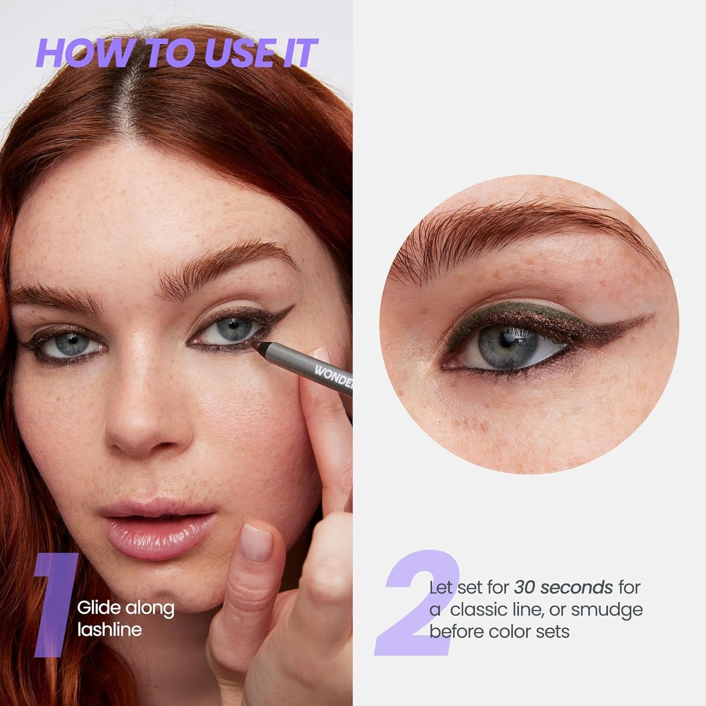 Wonderskin Eyeliner Pencil, 1440 Longwear Deep Black Eyeliner Pencil - Waterproof, Sharpenable & Smudge Proof (Liquorice) Beauty and Personal Care Wonderskin