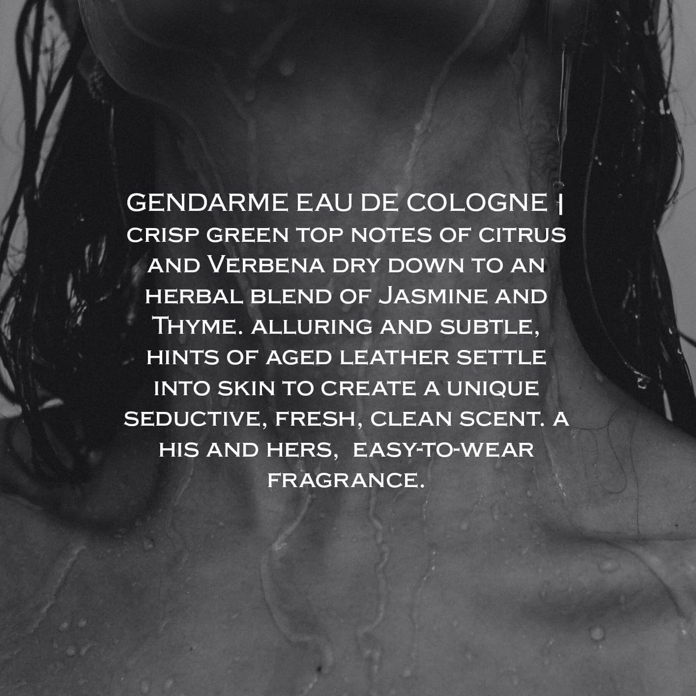 Gendarme Eau De Cologne Spray for Men - Clean Fresh Unisex Fragrance, 2 oz (Spray Glass)