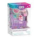 3C4G: Tiny Treats Trolley Lip Gloss Set with Scented Lip Glosses & Rolling Mini Shopping Cart for Girls Ages 8+