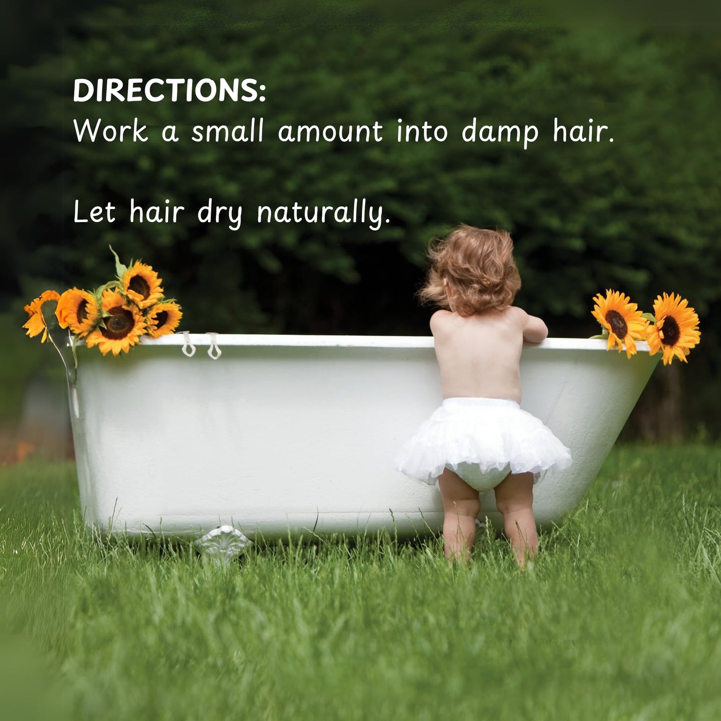 Little Green Kids Curly Hair Cream, Anti Frizz Curl Defining Cream, Kids Curly Hair Products, 4.2oz