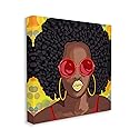 Stupell Industries Modern Glamour Pop Cosmetic Female Portrait Bold Lips