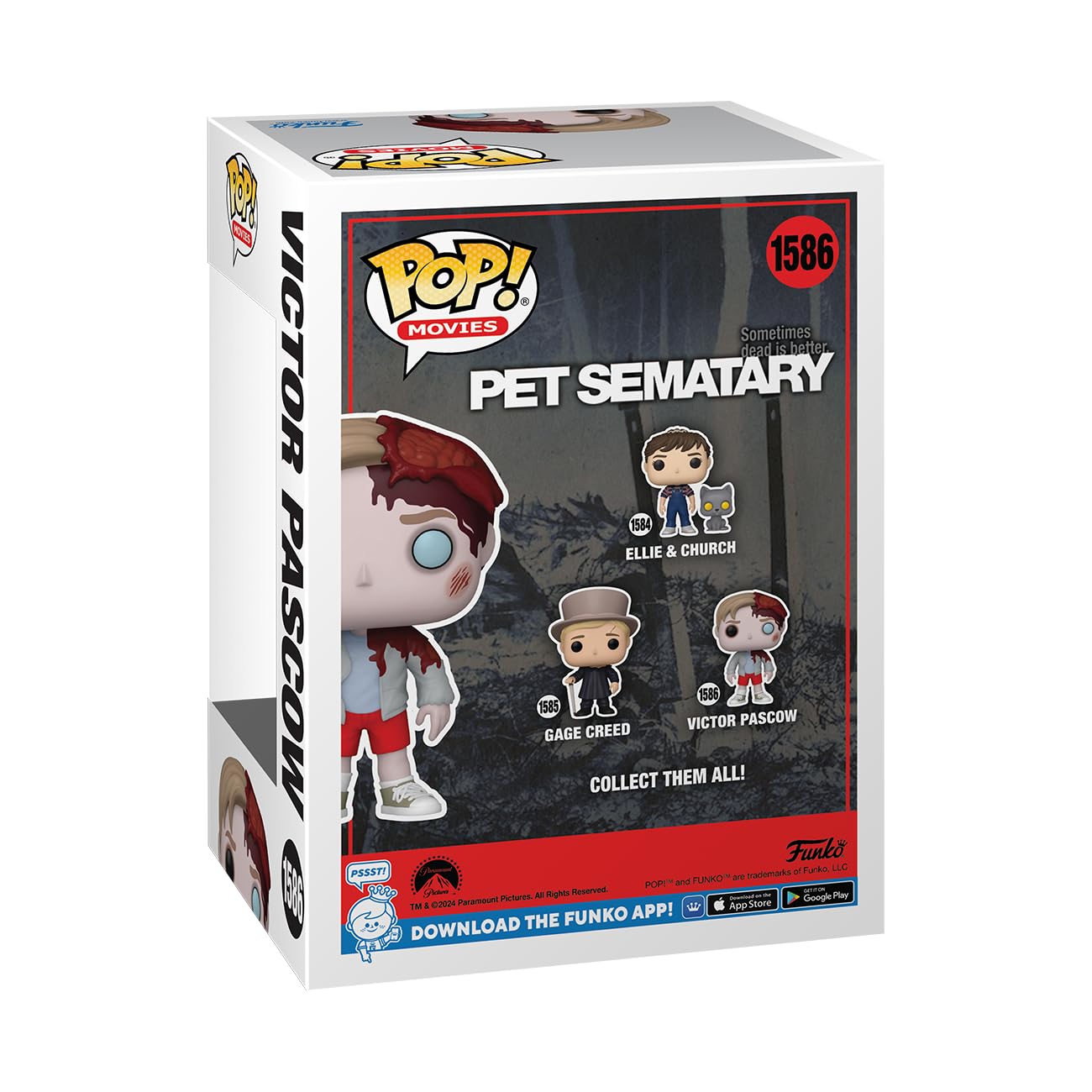 Funko POP! Movies: Pet Sematary - Victor Pascow - Pet Sematary 1986 - Collectable Vinyl Figure - Gift Idea - Official Merchandise - for Kids & Adults…