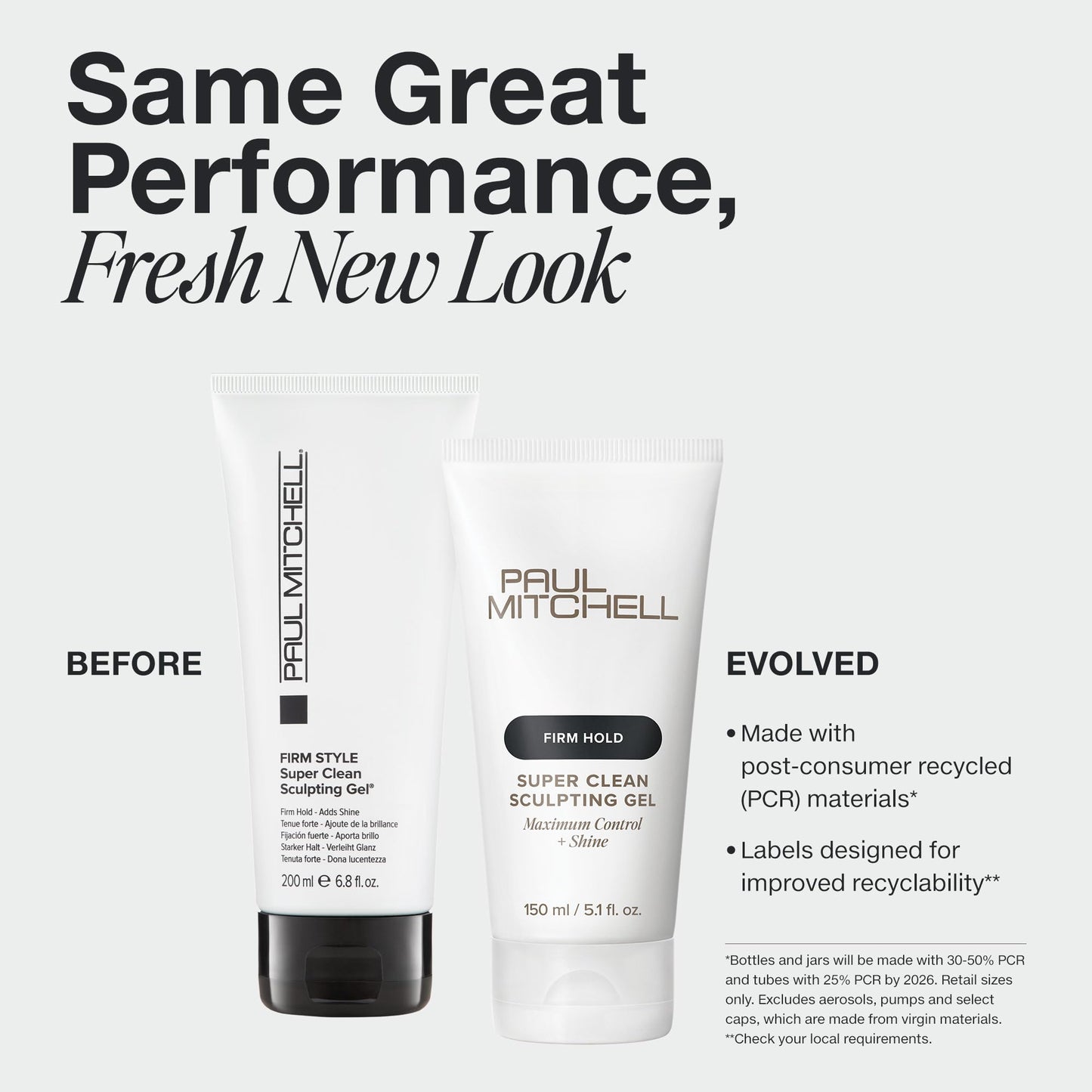 Paul Mitchell Super Clean Sculpting Gel, Firm Hold, Maximum Control + Shine, For All Hair Types, 6.8 fl oz