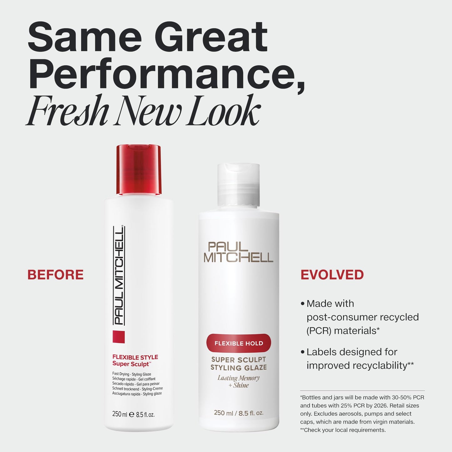 Paul Mitchell Super Sculpt Styling Glaze, Flexible Hold, Lasting Memory + Shine, For All Hair Types, 8.5 fl oz
