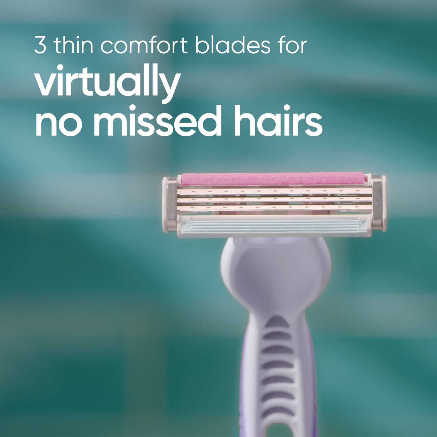 Gillette Venus Simply3 Disposable Razors for Women, 8 Count, Designed for a Close and Comfortable Shave Beauty and Personal Care Gillette