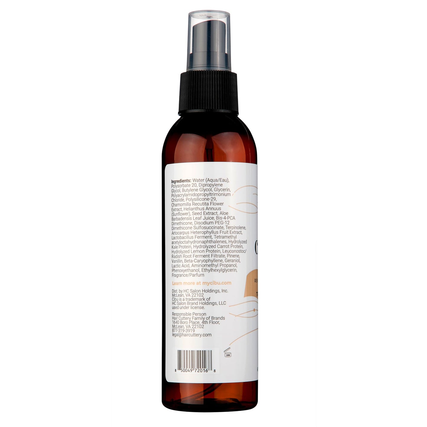 CIBU Revive and Restore Spray Treatment | Hair Restore Treatment with Oleic Acid, Linoleic Acid, Vitamin E & K | Eliminates Frizz, Seals the Cuticle