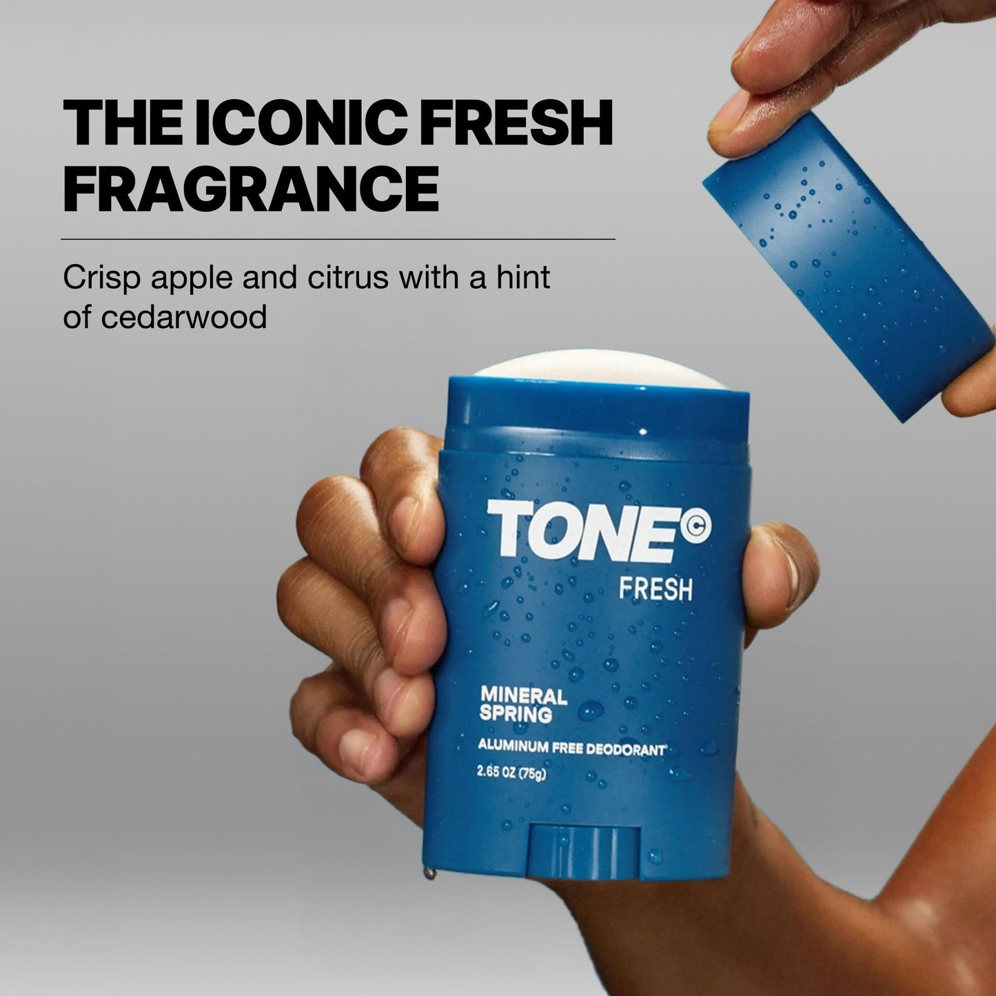 TONE Fresh Aluminum Free Deodorant for Men & Women, 48-Hour Odor Protection, Paraben Free Formula, Dermatologist-Tested, 2.65 oz Beauty and Personal Care TONE Exclusive