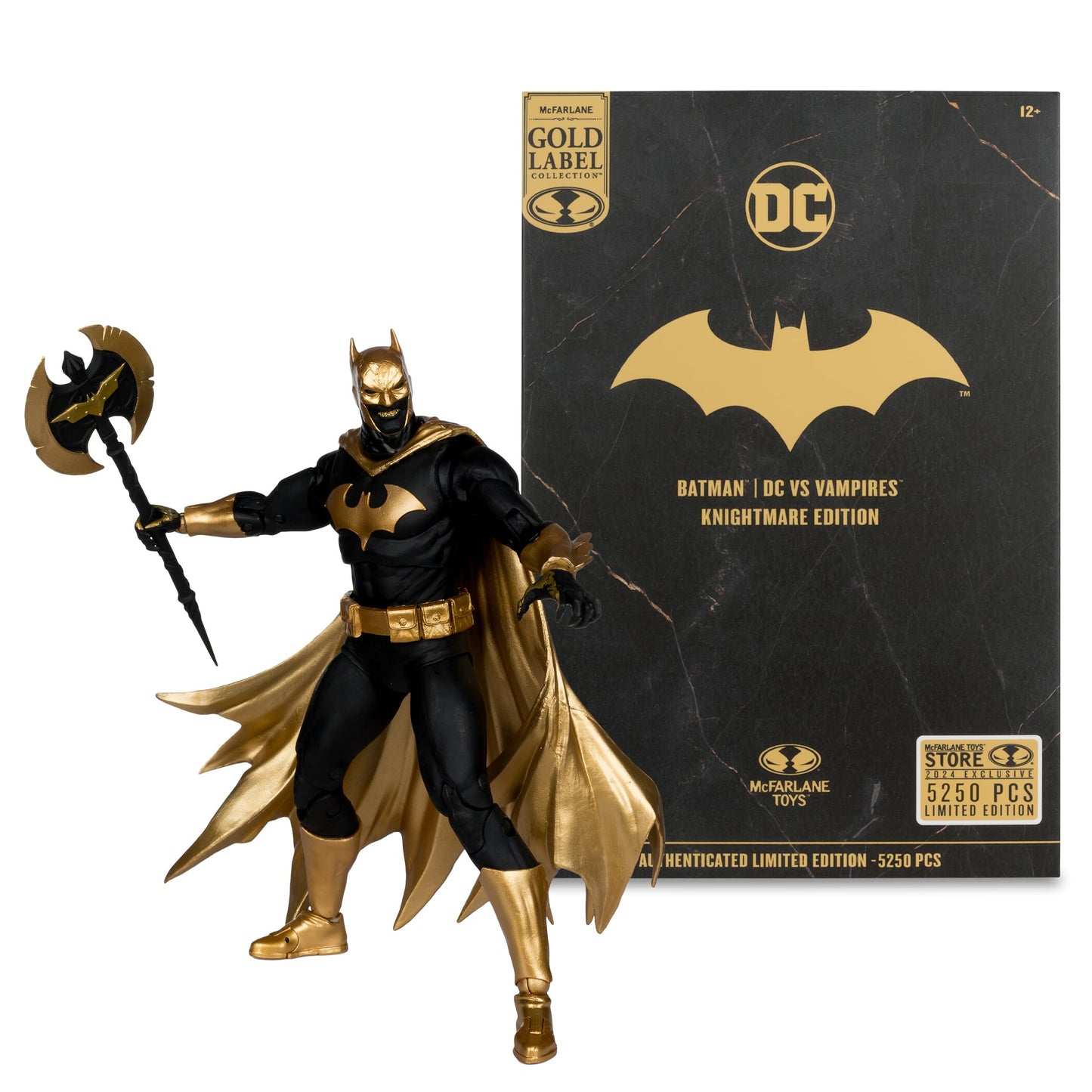 McFarlane DC Multiverse Batman DC vs Vampires Knightmare Edition Gold Label 7" Action Figure Toy