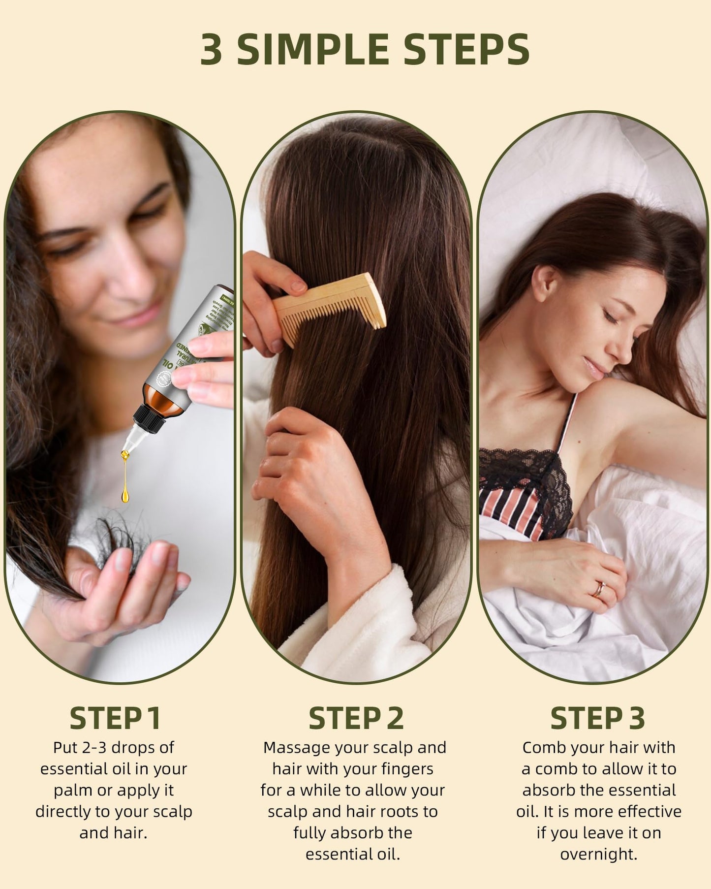 Ktintar 100% Natural Raw Batana Oil for Hair Growth, Dr Sebi Hair Growth Oil From Honduras, Thicker & Stronger Hair, Prevents Hair Loss, Eliminates