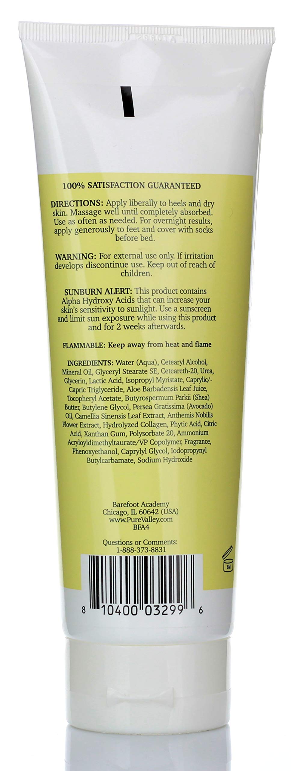 Barefoot Academy Heavy Duty Foot Care Scrub & Moisturizer Cream For Calluses, Dead Skin, Tough Heels, Cracked Heels, & Rough Spots On Feet, Skin Care
