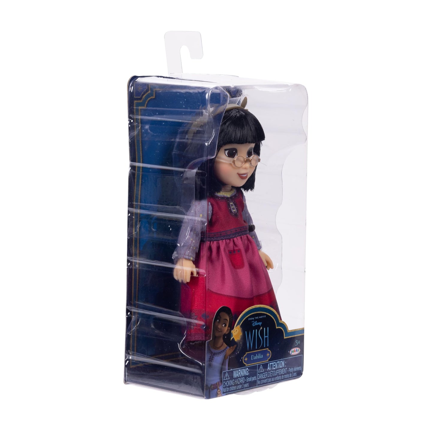 Disney’s Wish Dahlia Petite Doll 6 Inches Tall, Pocket Size with Authentic Movie Fashions
