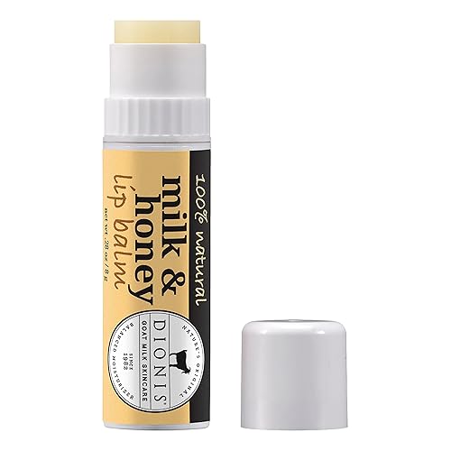 Dionis - Goat Milk Skincare Milk and Honey Scented Lip Balm (0.28 oz) - Made in the USA - Cruelty-free and Paraben-free