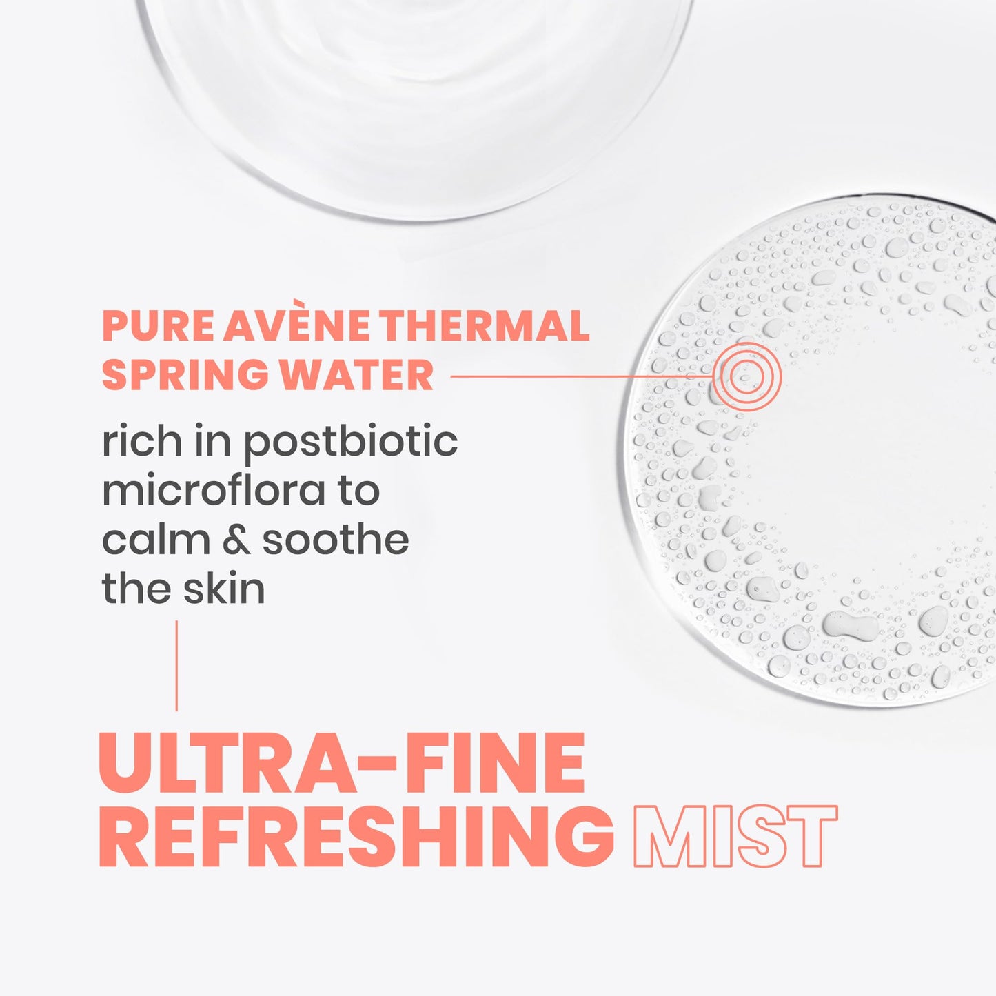 Avène Thermal Spring Water, Soothing Calming Facial Mist Spray for Sensitive Skin, Soothes, Softens + Calms Skin, Formulated with Mineral & Biological