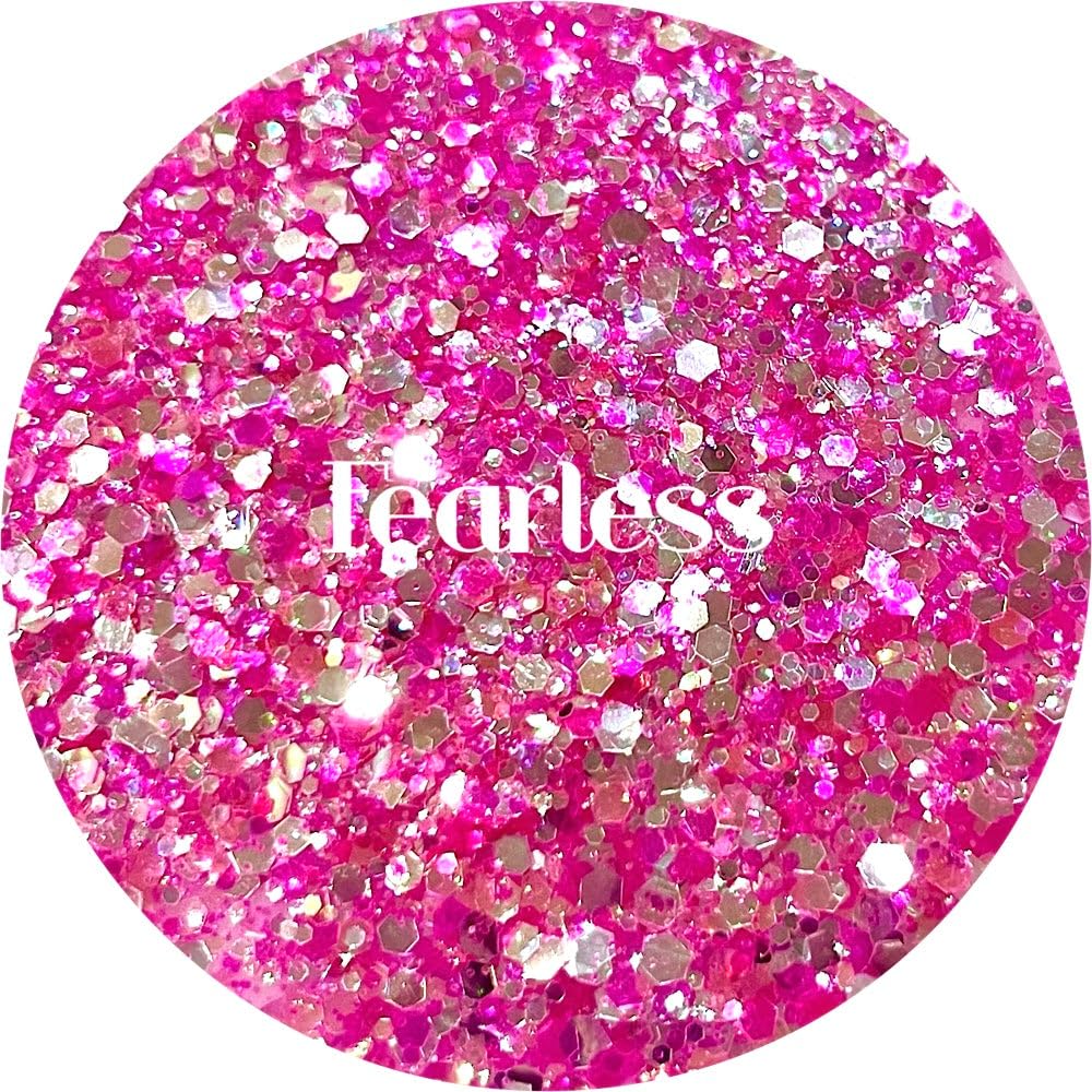 Pink Polyester Glitter | Craft Glitter | Glitter for Arts & Crafts | Tumblers | Cosmetics | Nails | Epoxy Resin Art | Slime | DIY | Body Glitter | 1