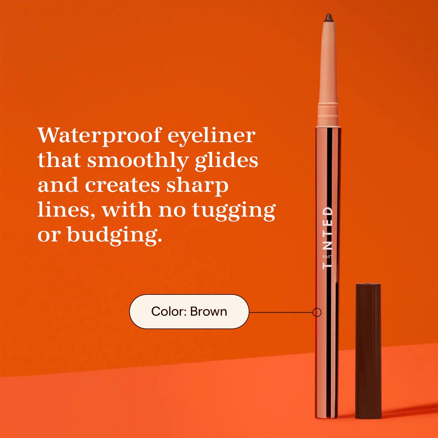 Live Tinted Hueliner Longwearing Pencil Eyeliner - Waterproof, Transfer-Proof, Long-Lasting Formula that Easily Glides On, High-Pigmented Pencil