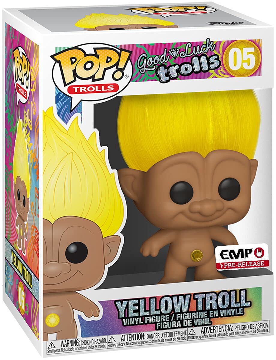 Funko Trolls - Good Luck Trolls Yellow Troll #05 Exclusive