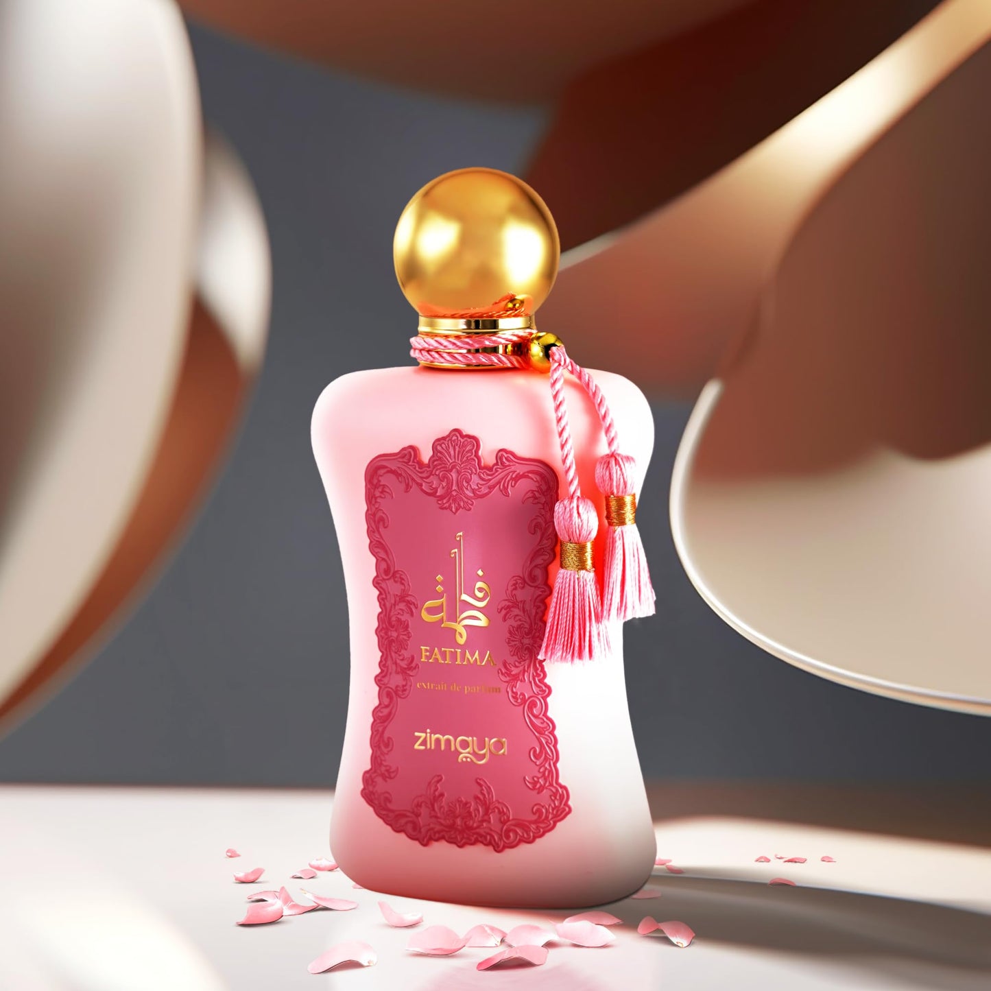Zimaya Fatima Pink Pour Femme Eau De Parfum, 3.4 Fl. Oz