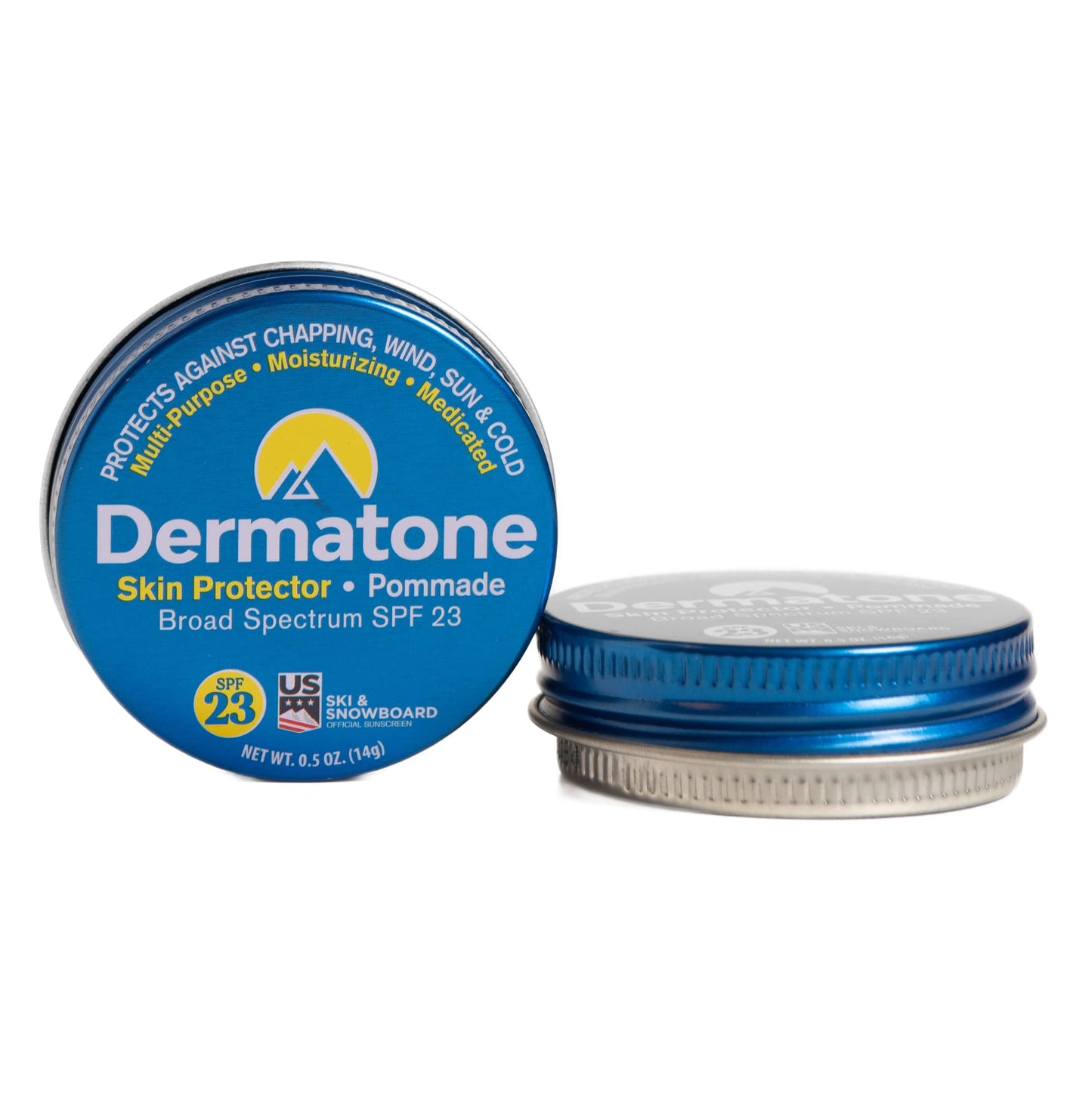 Dermatone Skin Protector Balm 0.5 oz – SPF 23 Face & Lip Balm for Sun, Wind, Cold & Frostbite Protection | Moisturizes & Repairs Dry Skin