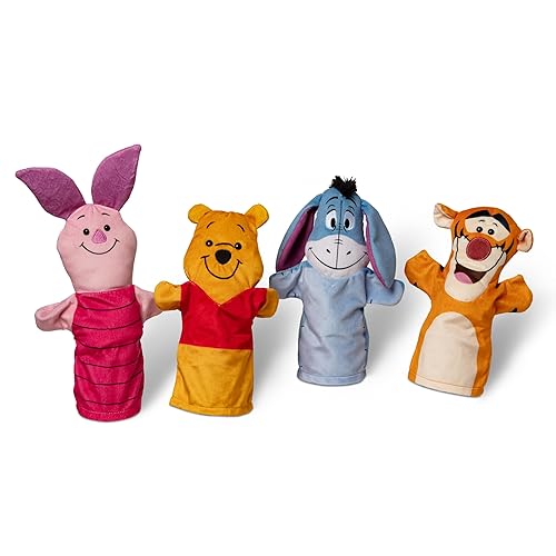Melissa & Doug Disney Winnie The Pooh Soft & Cuddly Hand Puppets