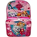 Group Ruz Nickelodeon Girl Paw Patrol 16" Backpack With Detachable Matching Lunch Box (Pink-Pink)
