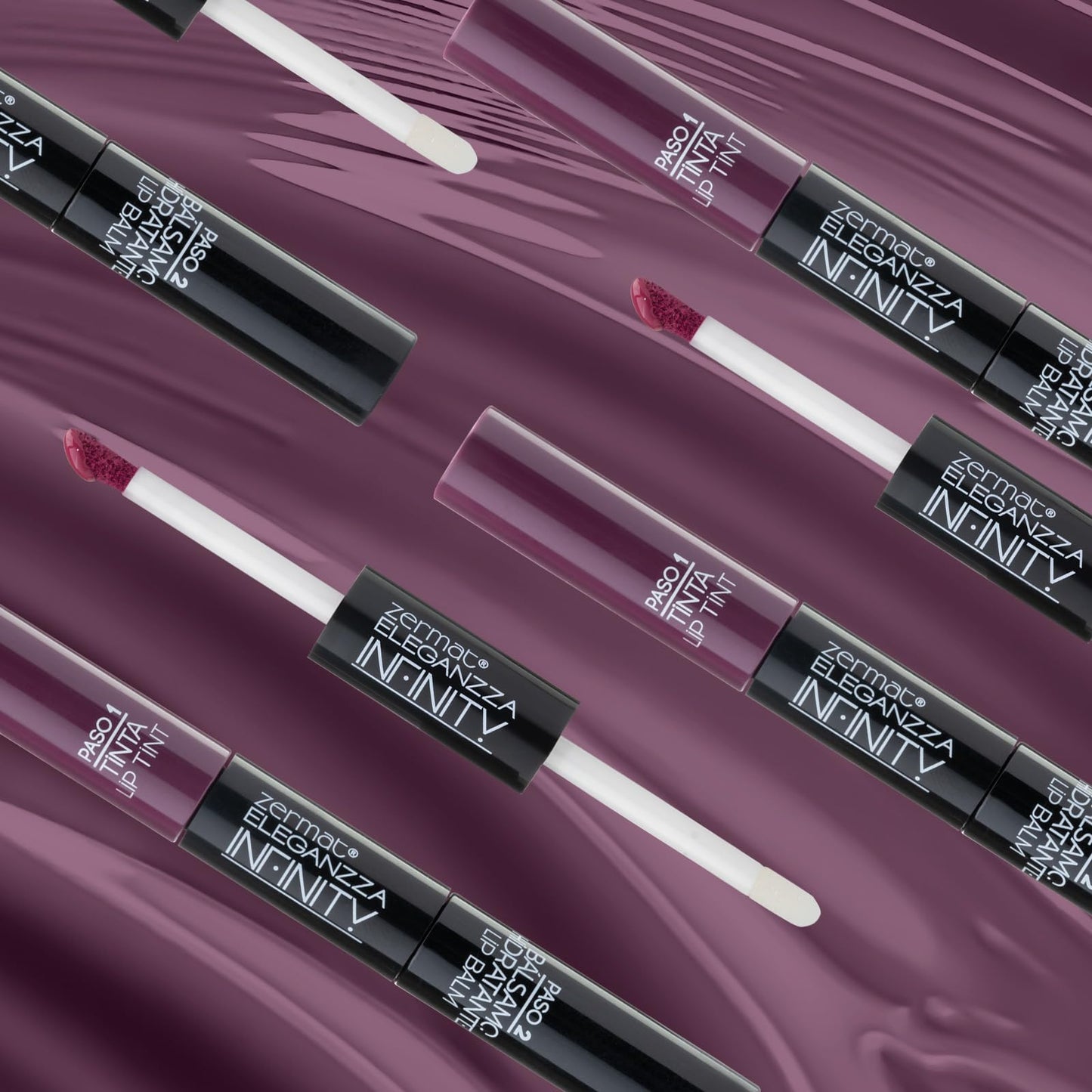 Zermat lipstick, lip satin long lasting, matte lipstick, lip makeup, with moisturizing balm, Violeta Misterioso 0.21 Oz, labial.