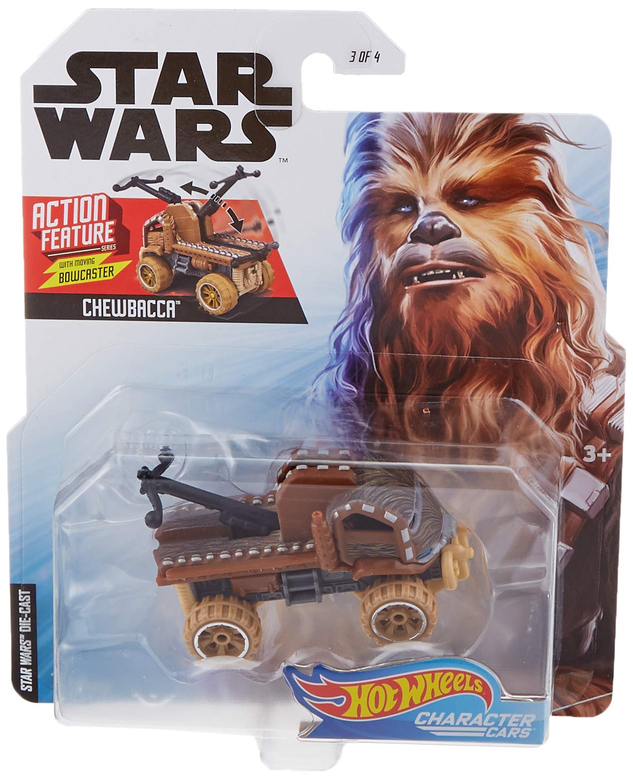 Hot Wheels Star Wars Chewbacca Action Feature Series Character Cars