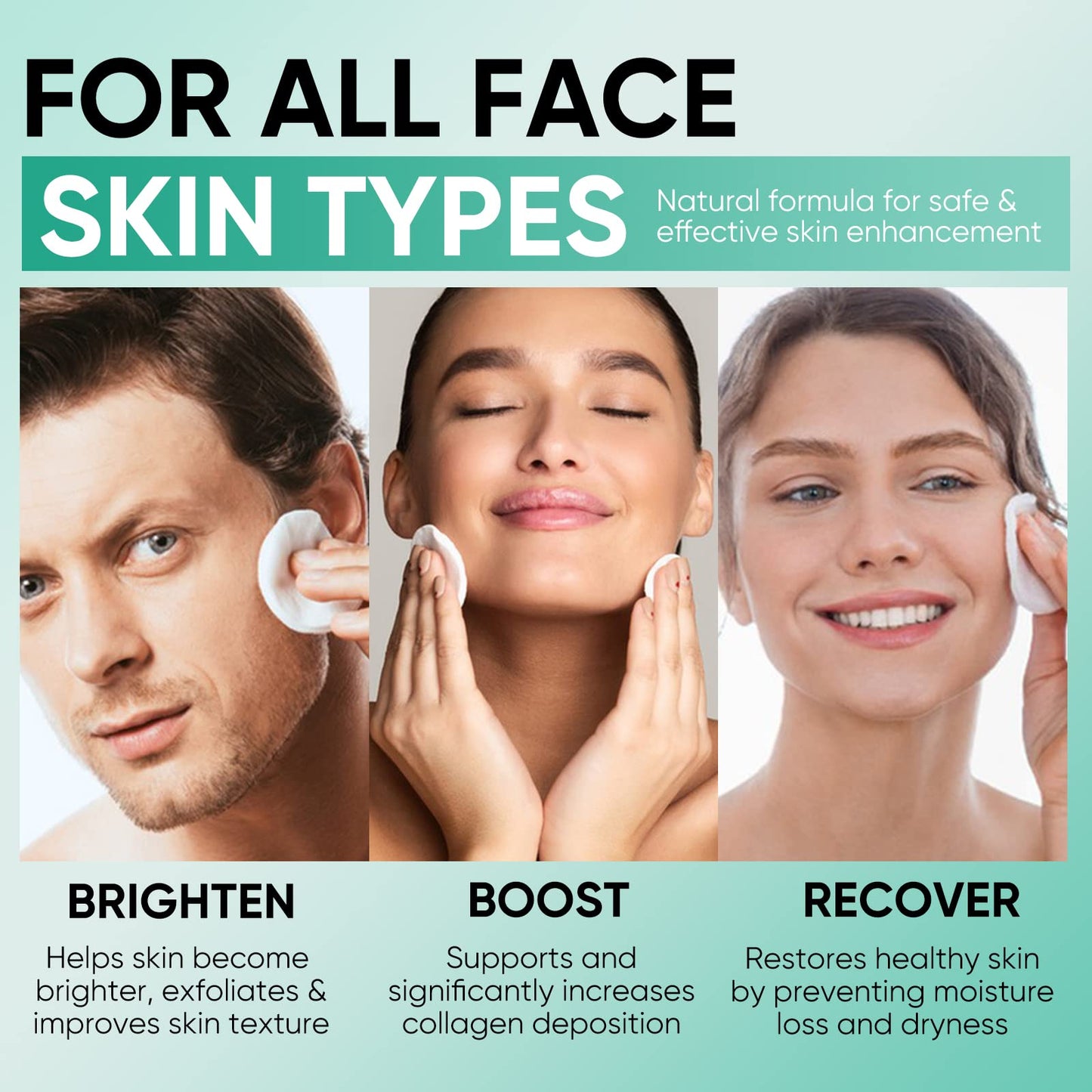 YAFUSIPE Glycolic Acid Toner Pads 35% AHA Facial Resurfacing Exfoliate Salicylic Acid Exfoliating Face Wipes Chemical Peel Exfoliant Peeling Glycolic