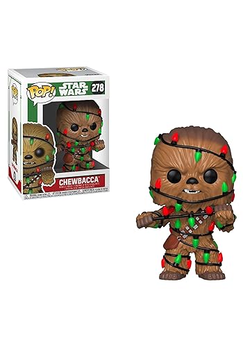 Funko Pop Star Wars: Holiday - Chewie with Lights Collectible Figure, Multicolor