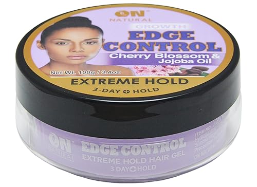 On Natural Edge Control Extreme Hold-Cherry Blossom and Jojoba Oil 3.4oz