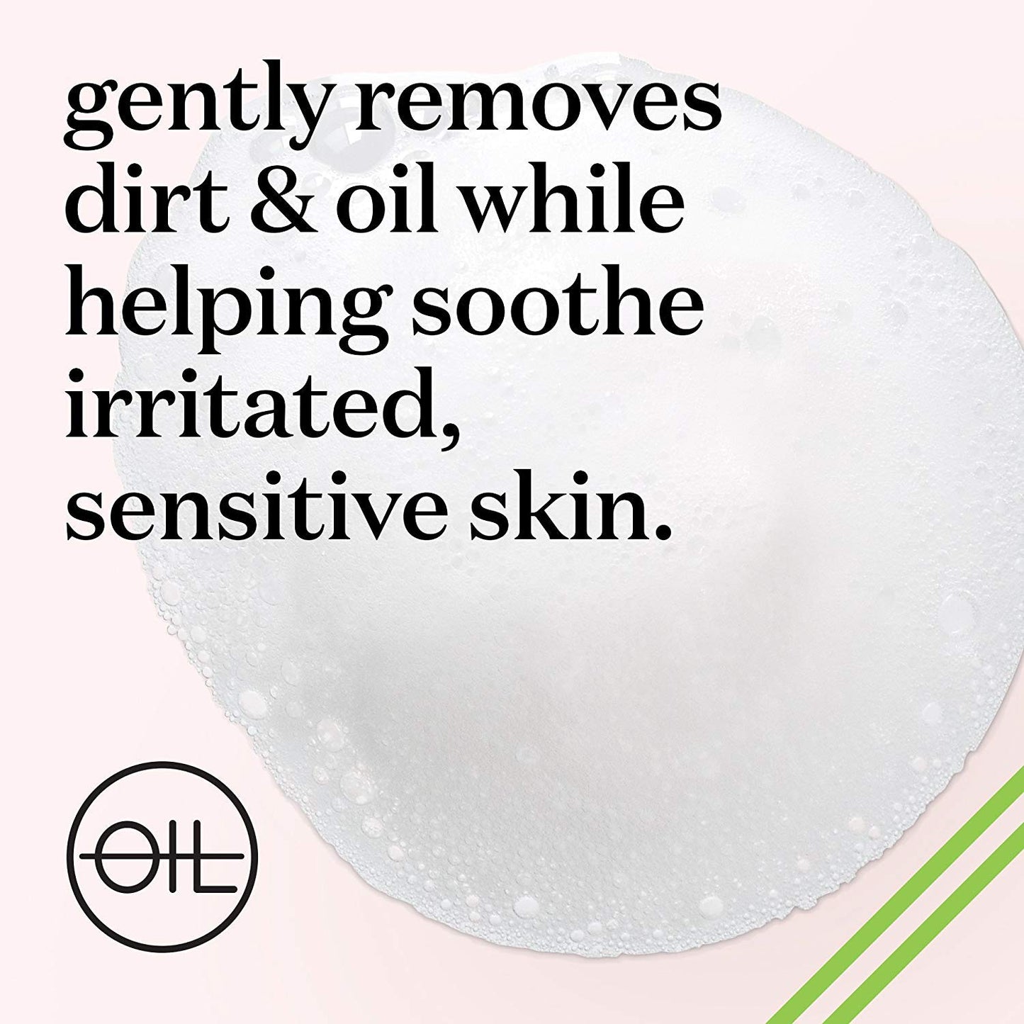 C&C by Clean & Clear Total Zen Calming Lavender Mousse Facial Cleanser to Remove Dirt, Relaxing Oil-Free Face Wash for Sensitive Skin, Not Tested