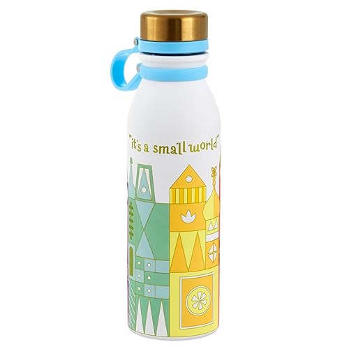Hallmark Disney Color-Changing Water Bottle, 30 oz. (It's a Small World) Gift for Kids, Teens, Collectors
