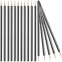 KINGMAS 100 Pack Eyeliner Brush, Disposable Ultra-fine Point Eyeliner Applicator Cosmetic Eye Wands Eye Liner Makeup Tool