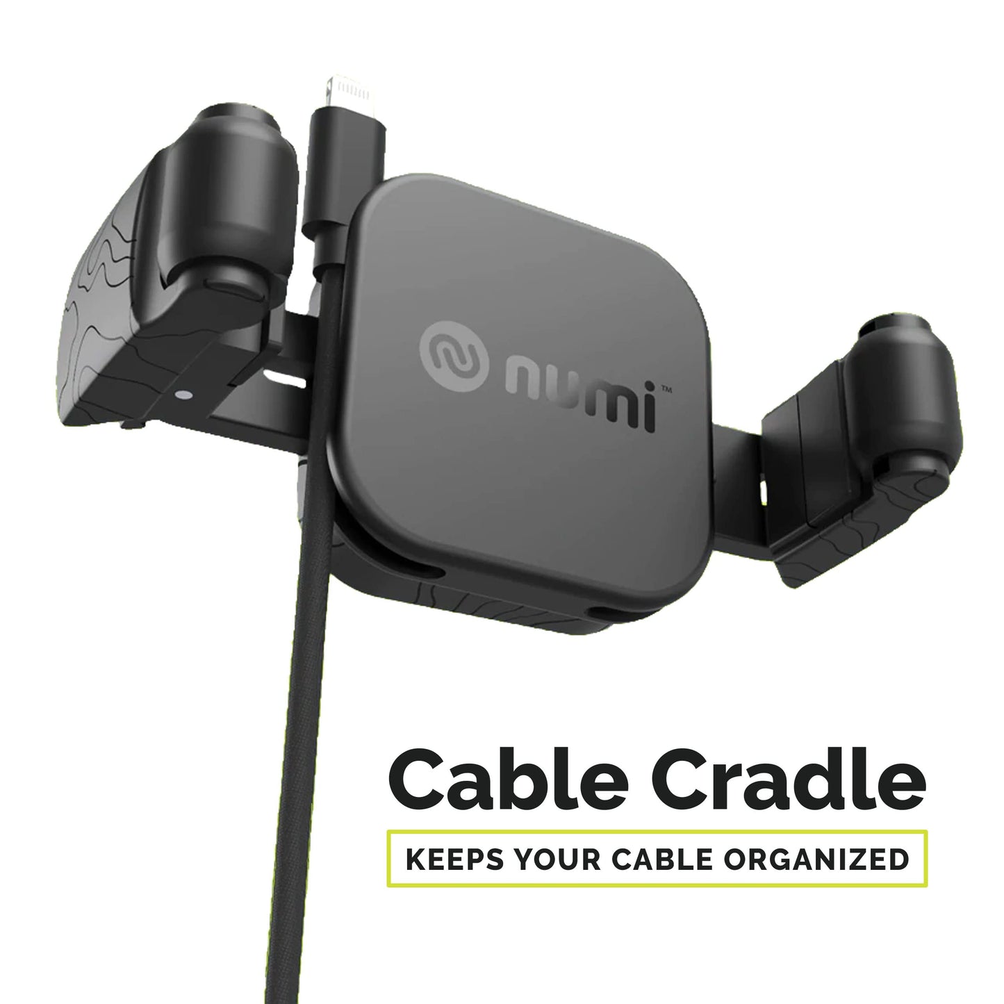 HandStands Numi Air Dock Vent - Car Vent Phone Mount with Cable Management and Sticky Pad - Easy Access Car Phone Holder - No Suction Cups or…