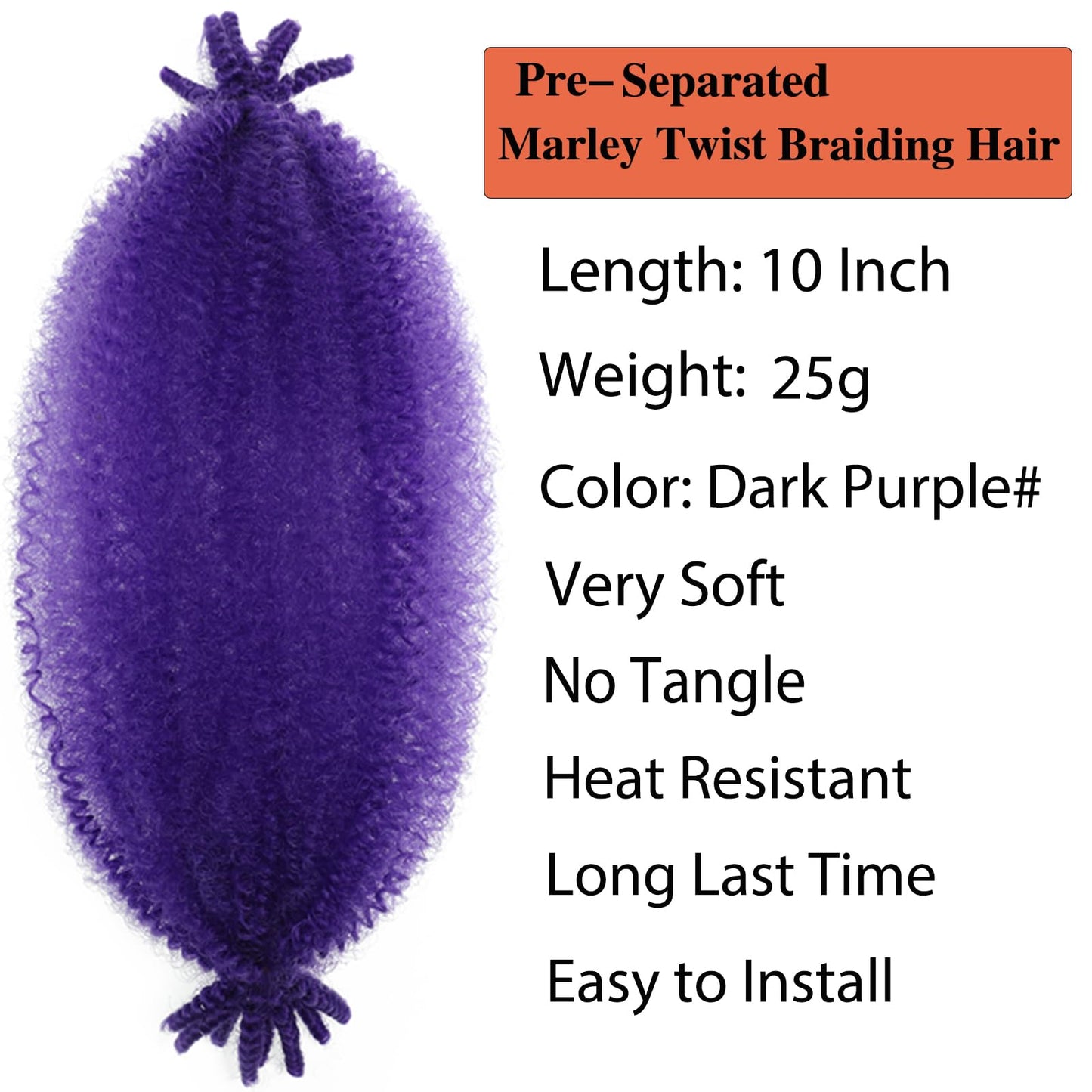 Marley Twist Braiding Hair 8 Packs Springy Afro Twist Hair 10 Inch Pre-Separated Braiding Hair for Distressed Faux Locs Spring Twist Hair Extensions Beauty and Personal Care kossys