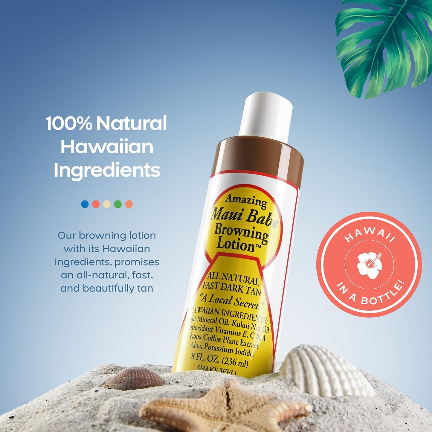 Maui Babe - Browning Lotion - 8oz, 12 pack