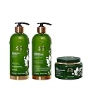 ORGANIC KERATIN SYSTEM PREMIUM - PROFESSIONAL HAIR STRAIGHTENING BUNDLE (Clarifying Shampoo 500ml + Keratin Treatment 500ml + Mask 500ml)