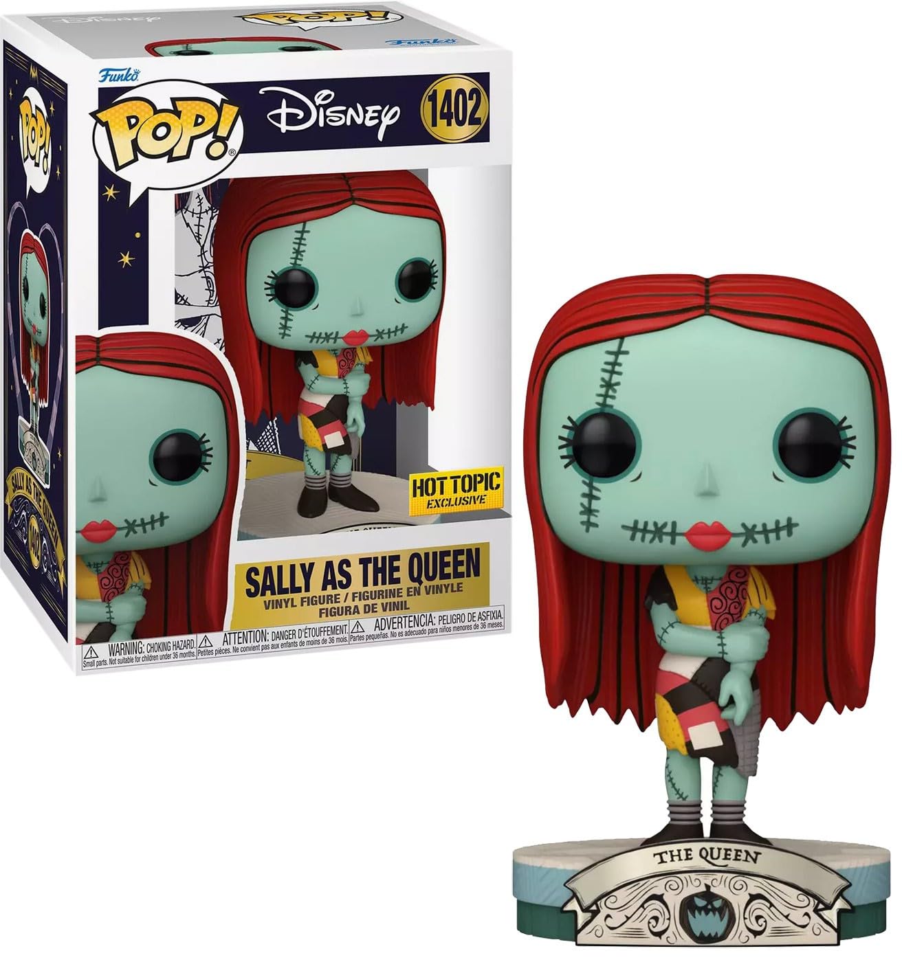 Funko Pop! Disney Sally 1402 Nightmare Before Christmas Sally as The Queen Exclusive Vinyl Figure
