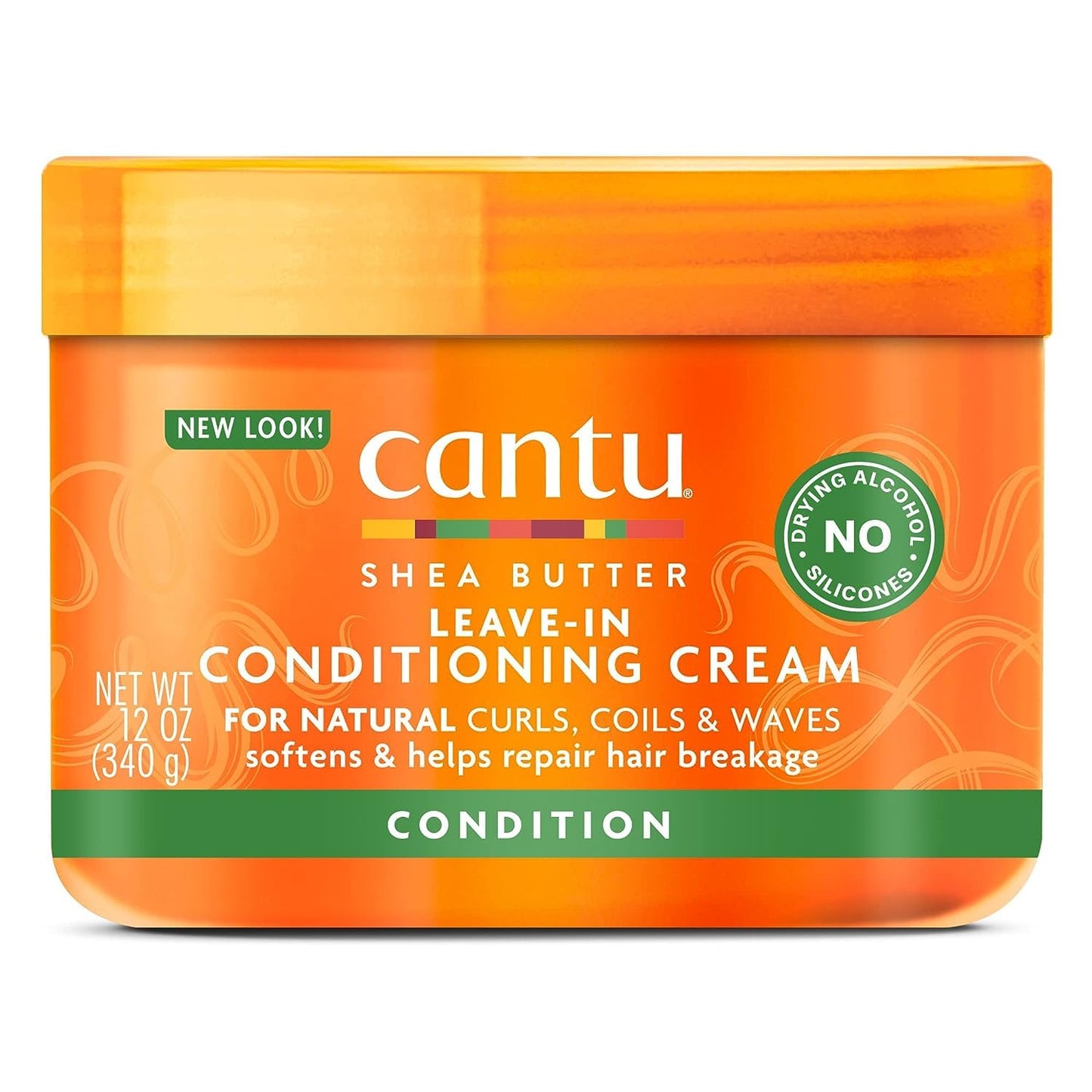 Cantu Shea Butter for Natural Hair Leave in Conditioning Cream, 12 Oz