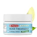 De La Cruz 5% Sulfur Ointment Cystic Acne Spot Treatment for Face & Body Skin Care Face Mask & Blackhead Remover, treatment for Hormonal Acne 0.21OZ