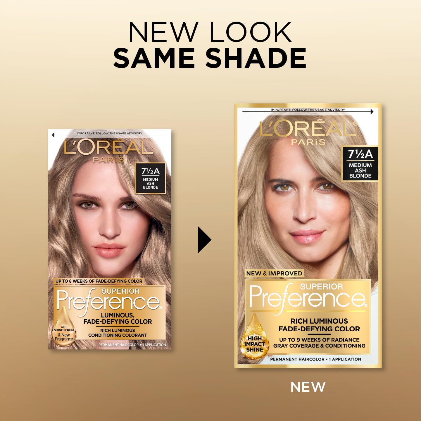 L’Oreal Paris 7.5A Medium Ash Blonde Kit(4 Packs)