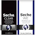 Seche Clear/Vive Base Coat and Gel Top Coat Duo Pack - Nail Strengthening & Long-Lasting High Shine, Top Coat Gel Nail Polish, Manicure Set, 14 mL