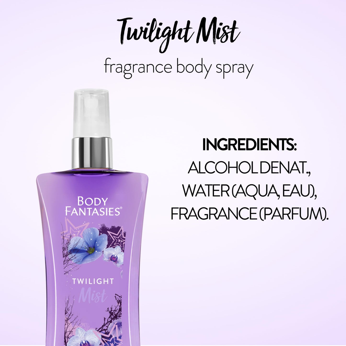 Body Fantasies Body Spray Holiday Gift Set for Her - 3 Piece Timeless Scents Sampler, Perfect for Stocking Stuffers