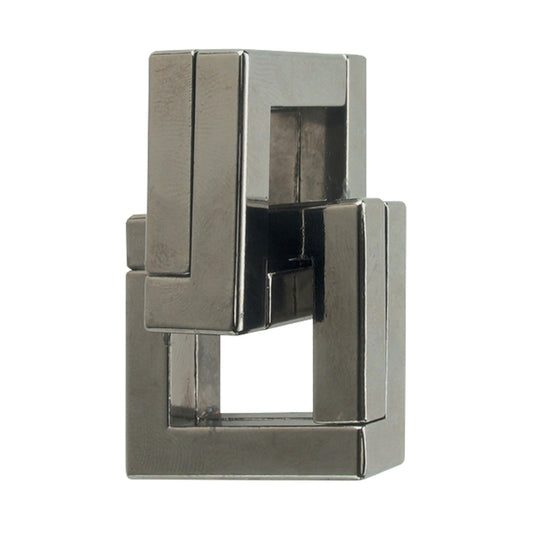 BePuzzled | Quartet Hanayama Metal Brainteaser Puzzle Mensa Rated Level 6, for Ages 12 and Up