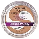 COVERGIRL & Olay Simply Ageless Instant Wrinkle-Defying Foundation, Natural Beige 0.4 Fl Oz (Pack of 1)