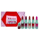 M·A·C Cosmetics Holiday Exclusive Less Is Bore 6 Piece Gift Set - 5 Full-Size M·A·Cximal Silky Matte Lipsticks + Purple Makeup Bag