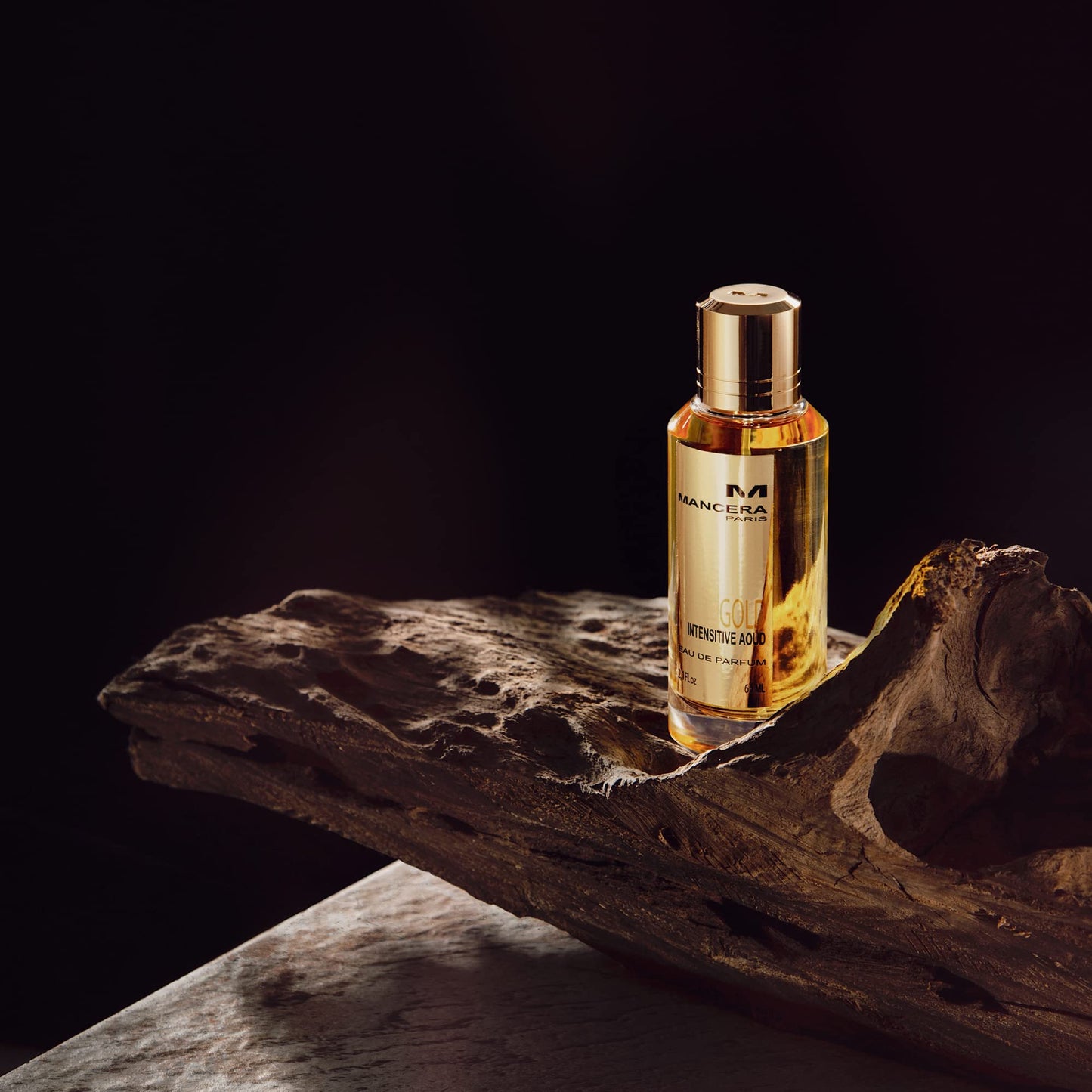 MANCERA Gold Eau de Parfum Spray, Intensive Aoud, 4 Fl Oz